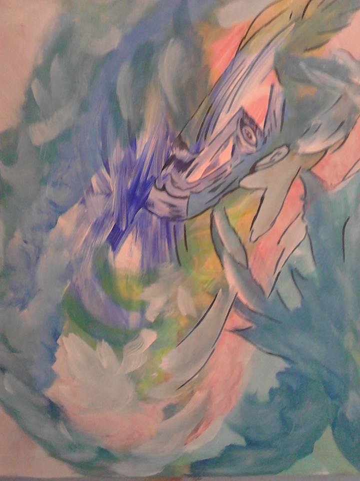 La face de l'inquiétude, tableau peint par Hermann Cebert