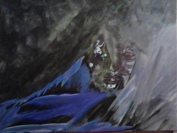 L'idée d'être seul, tableau peint par Hermann Cebert