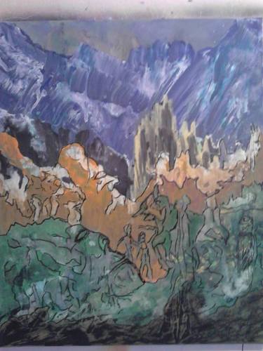 Lorsque nous abandonnons nos dieux, pour que les dieux reviennent, tableau peint par Hermann Cebert