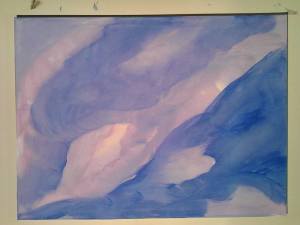 Couches inachevées, tableau peint par Hermann Cebert