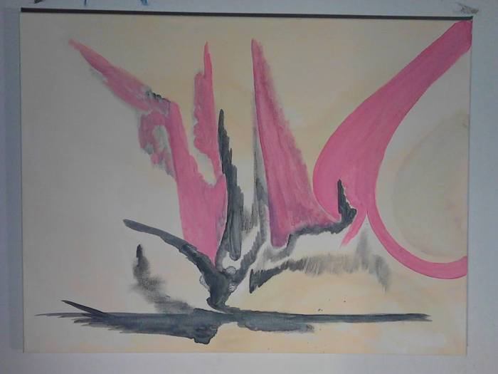 Les pyramides humaines chiliennes, tableau peint par Hermann Cebert