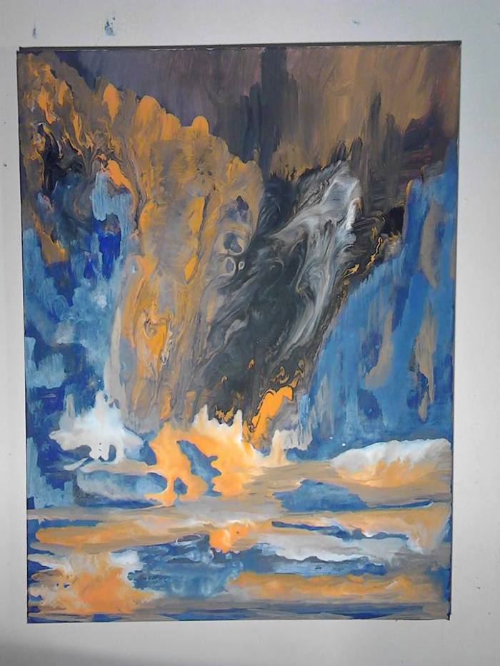 Les pyramides humaines chiliennes, tableau peint par Hermann Cebert