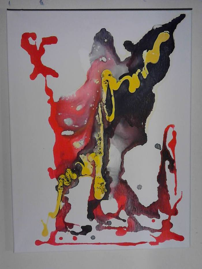 Les pyramides humaines chiliennes, tableau peint par Hermann Cebert